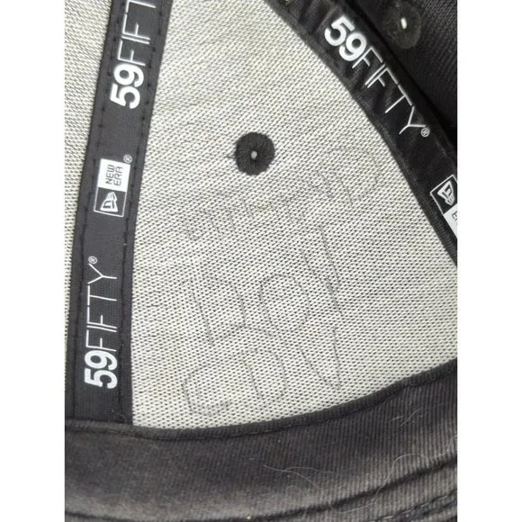 LMB New Era 59Fifty Vaqueros Unión Laguna fitted Black Cap Hat 7 1/2 - Picture 7 of 11